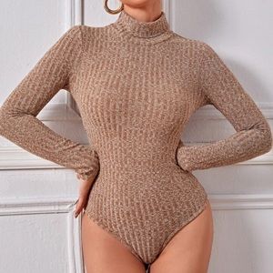 Turtle Neck Long Sleeve Bodysuit